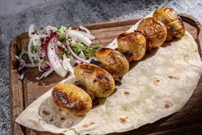 Картофель с салом Картофель с салом